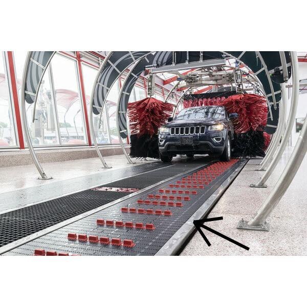 stainless steel car wash rub rail
